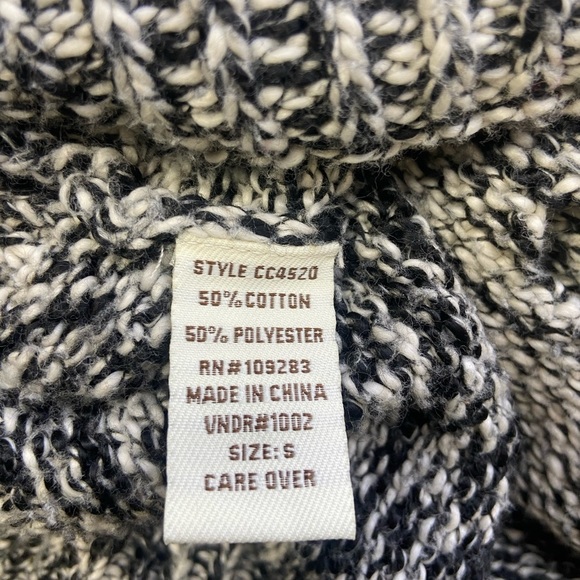 Vintage Havana Edgy Rocker Biker Knitted Sweater w Manufactured Holes Throughout - Picture 9 of 10